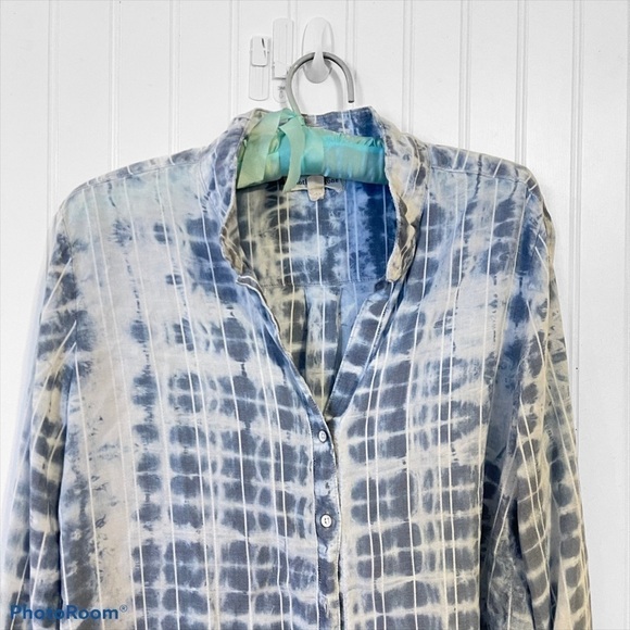 Anthropologie Cloth & Stone Robyn Tie Dye Top - Picture 7 of 8
